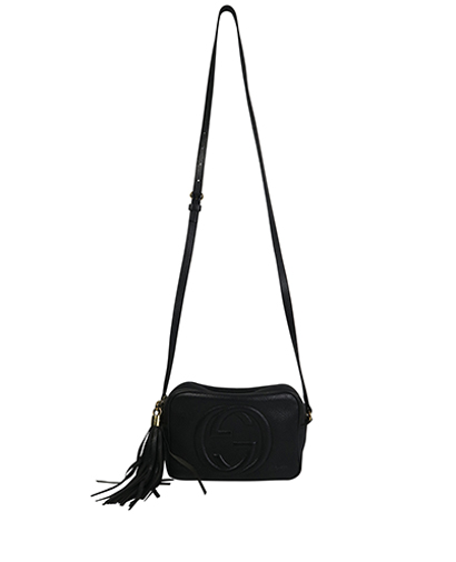 Soho Disco Crossbody, &pound;520, Handbags, Black, Leather, Front view